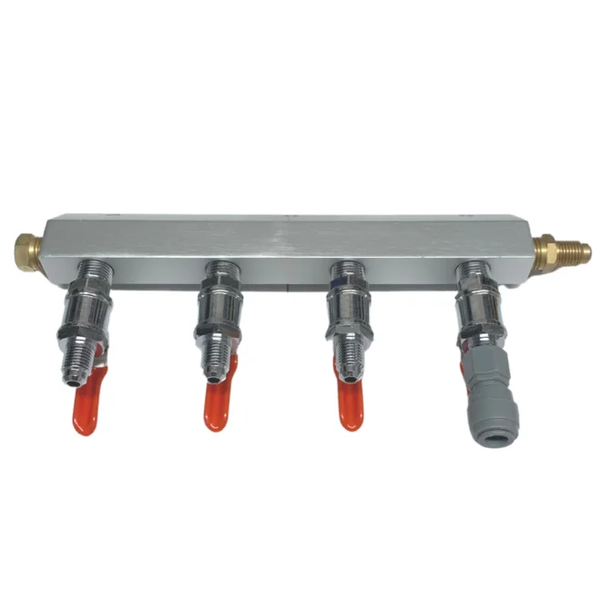 4 Way Gas Manifold FFL Connectors - Brew Day