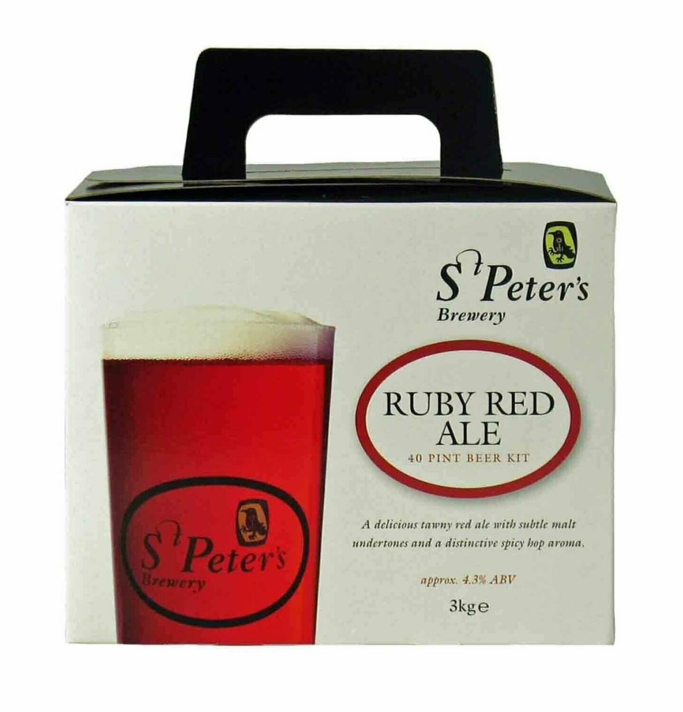 St Peters Ruby Red Ale Beer Kit Brew Day